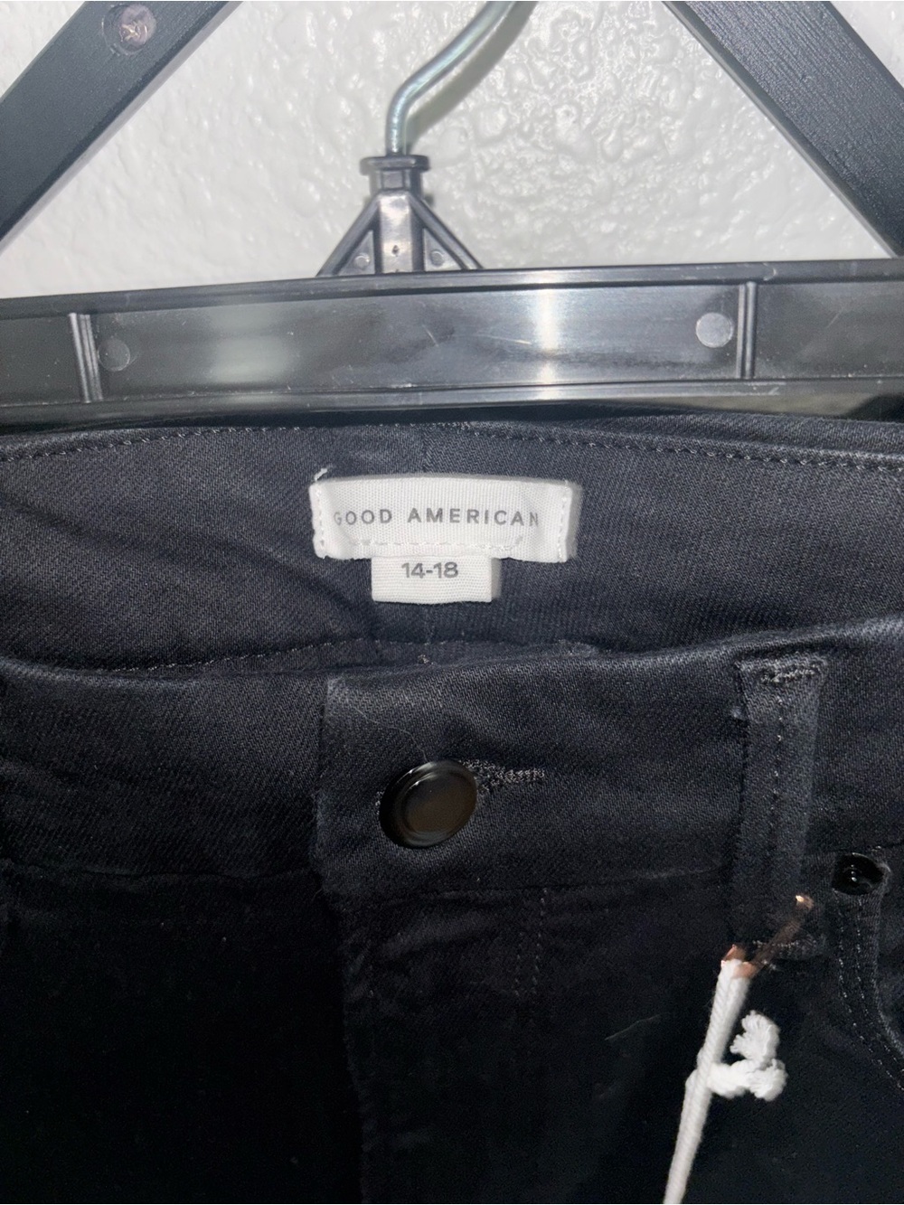 Good American Good Legs Skinny Jeans Womens 14-18 Black High Rise NWT - Picture 3 of 5